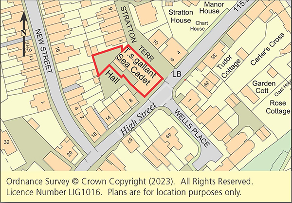 Lot: 38 - FORMER CADET HALL WITH POTENTIAL -
